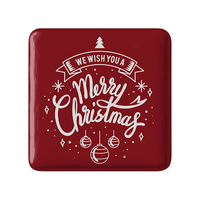 مگنت خندالو طرح کریسمس Christmas مدل مربعی کد 22156