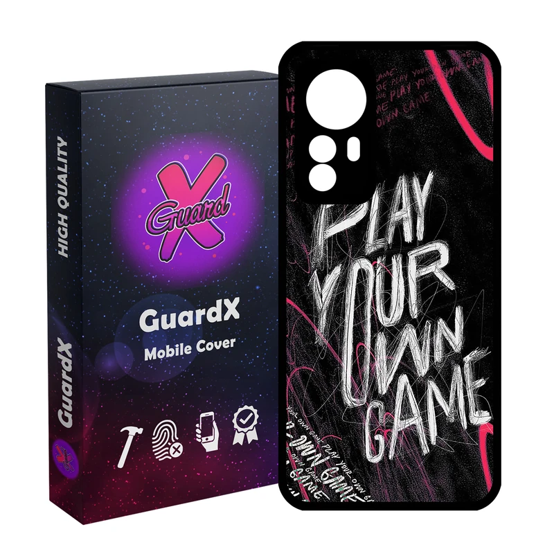 کاور گارد ایکس طرح متن مدل 10717 مناسب برای گوشی موبایل شیائومی Redmi Note 12S