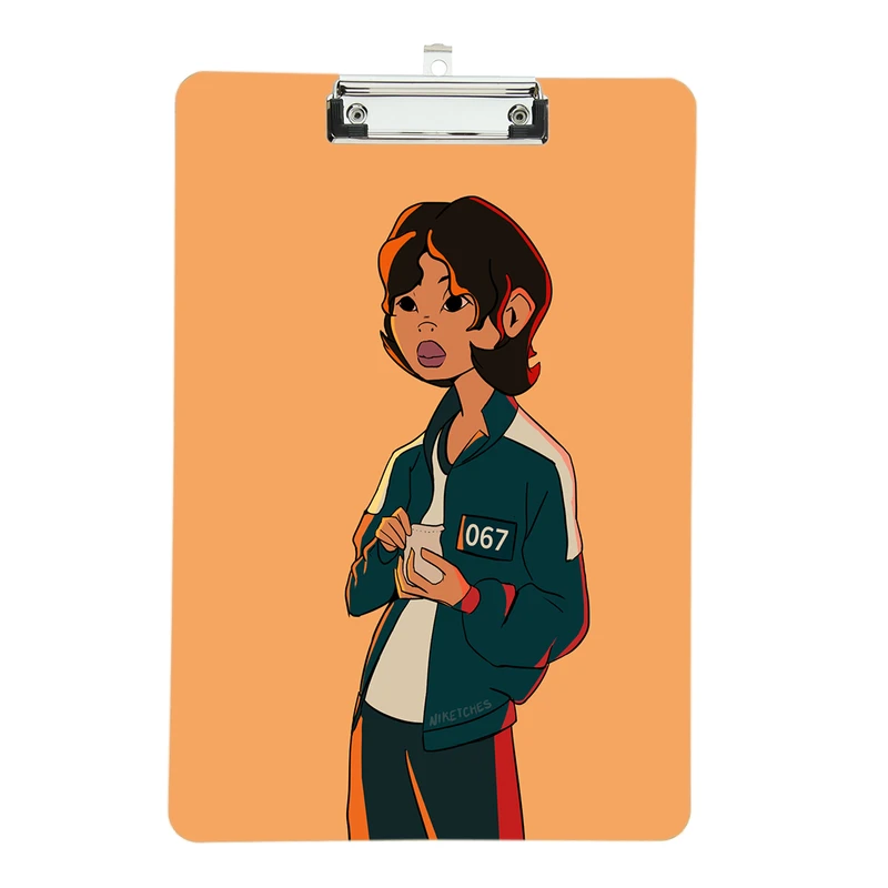  تخته شاسی طرح سریال اسکویید گیم کدsg100 سایز A4