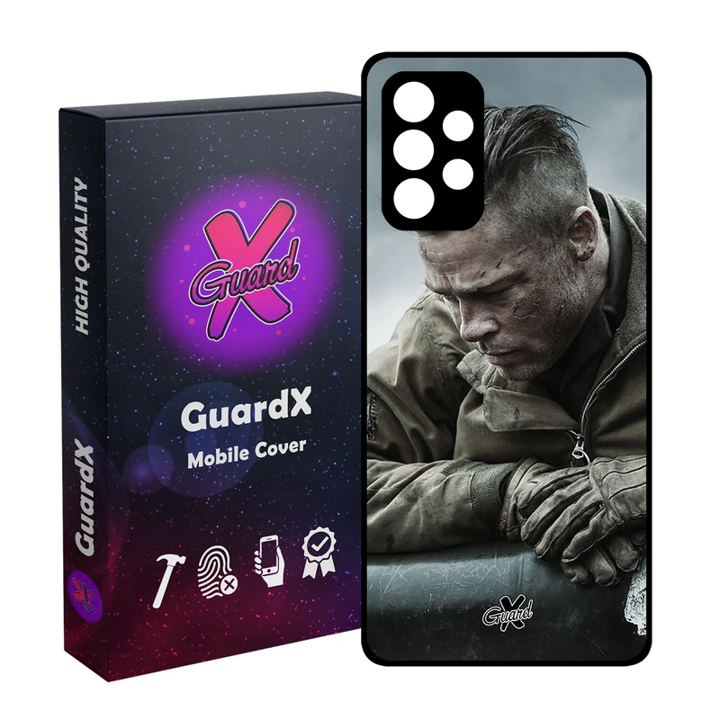 کاور گارد ایکس طرح Brad Pitt مدل Glass10134 مناسب برای گوشی موبایل سامسونگ Galaxy A53