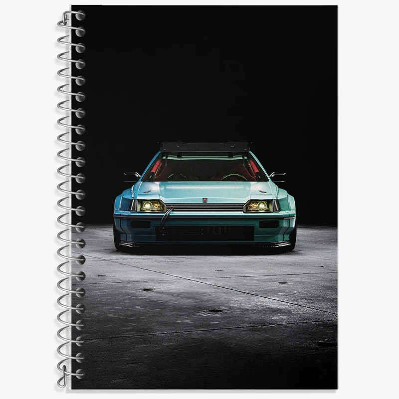 دفتر زبان 50 برگ خندالو مدل سه خط طرح ماشین اسپرت کد F1872