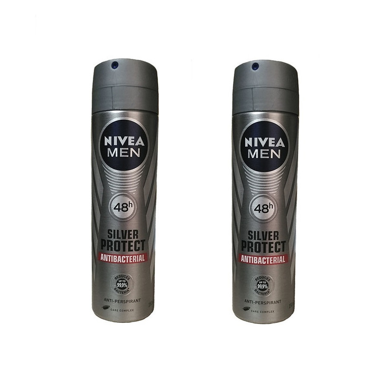 اسپری ضد تعریق مردانه نیوآ مدل Silver Protect حجم 150 میلی لیتر بسته 2 عددی اسپری ضد تعریق مردانه نیوآ مدل Silver Protect حجم 150 میلی لیتر بسته 2 عددی
