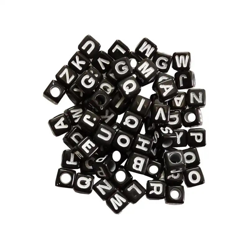 مهره دستبند مدل حرف انگلیسی کد MO 274 مجموعه 100 عددی