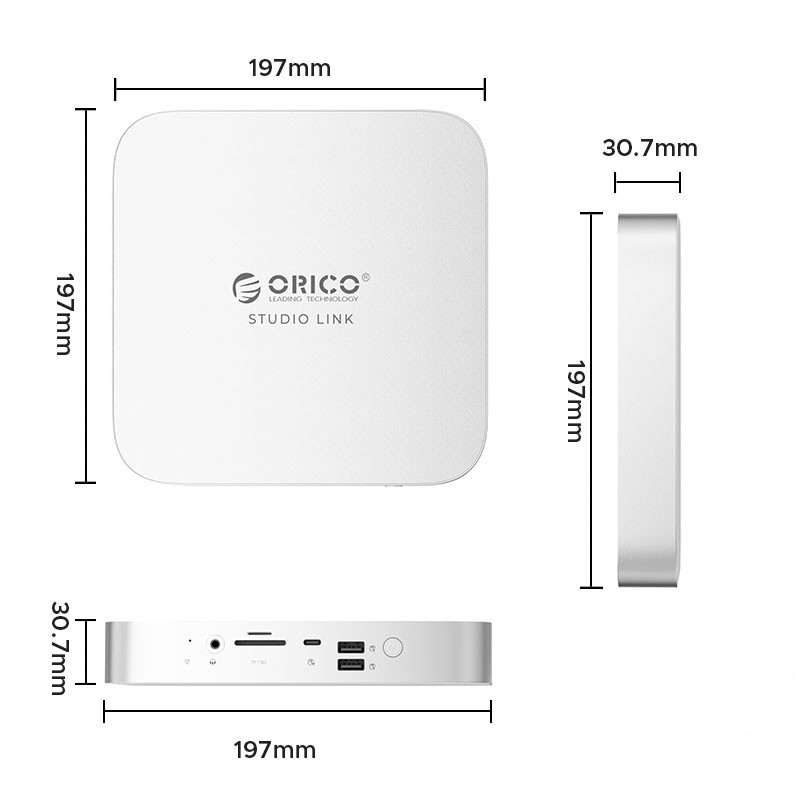 مبدل و داک 11 پورت اوریکو مدل ORICO MCHD
