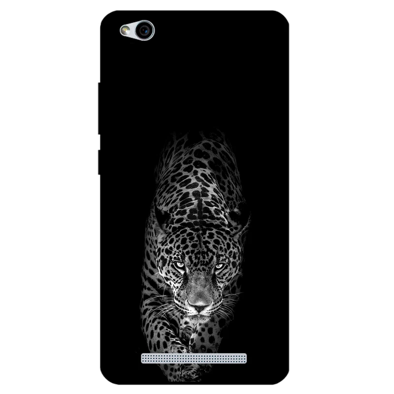 کاور مگافون طرح پلنگ مدل 1879 مناسب برای گوشی موبایل شیائومی Redmi 5A