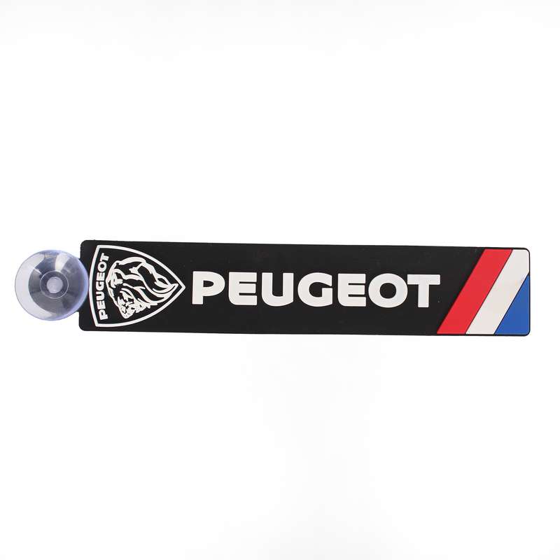 آویز تزئینی مدل پشت شیشه طرح Peugeot New