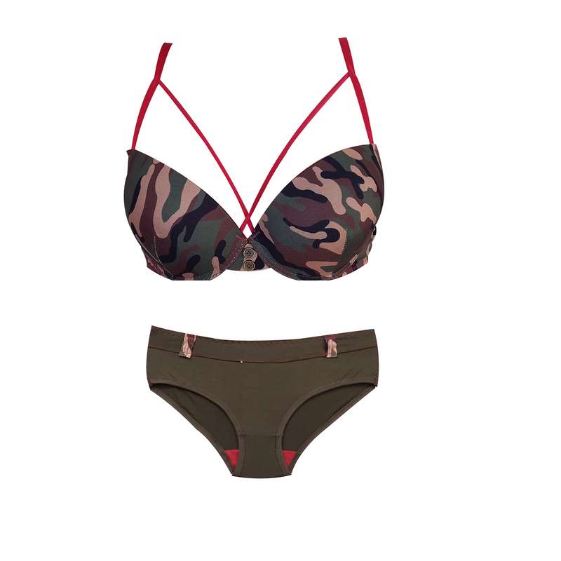 ست شورت و سوتین زنانه مدل چیریکی کد-1000