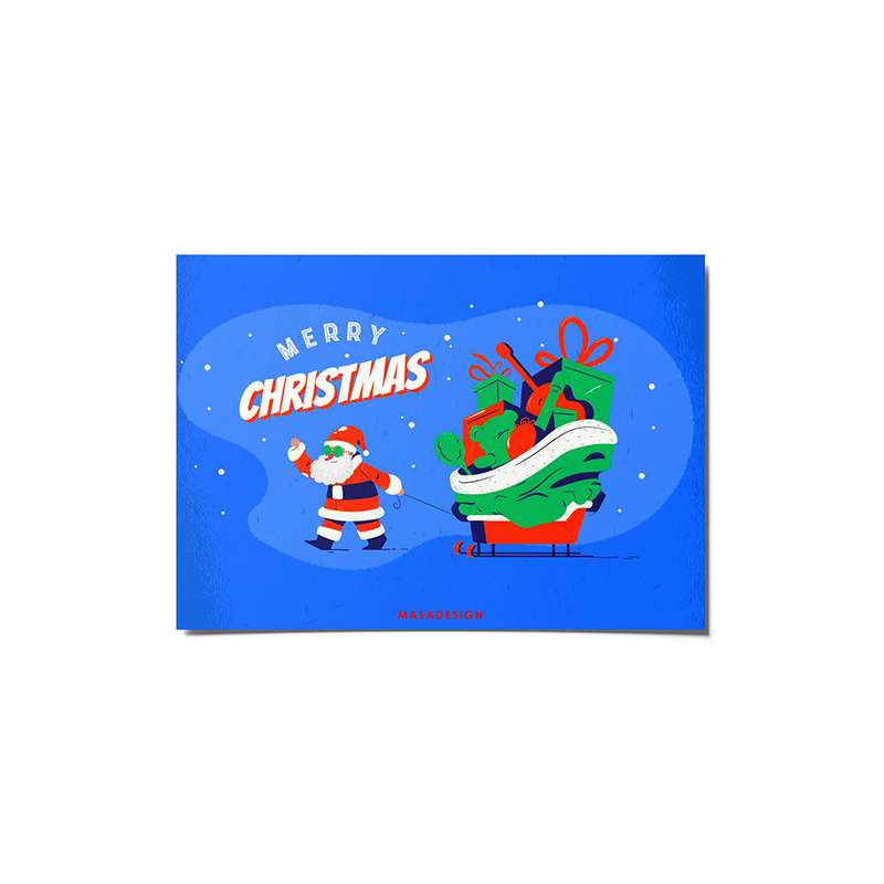 کارت پستال ماسا دیزاین مدل venus615 طرح christmas