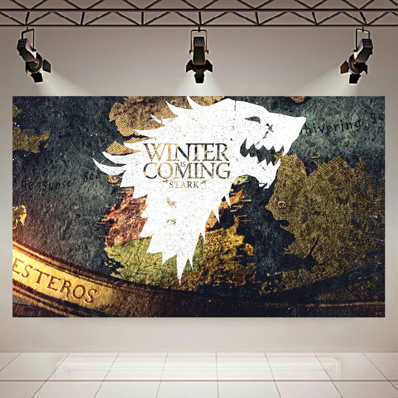 تابلو شاسی طرح مدل WINTER IS COMING کد AR6955