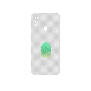 MAHOOT Minimal Fingerprint Cover Sticker for Samsung Galaxy M21 2021 Edition