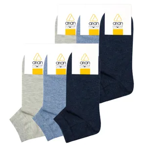 جوراب مردانه آریان نخ باف مدل 51225 sh مجموعه 6 عددی
