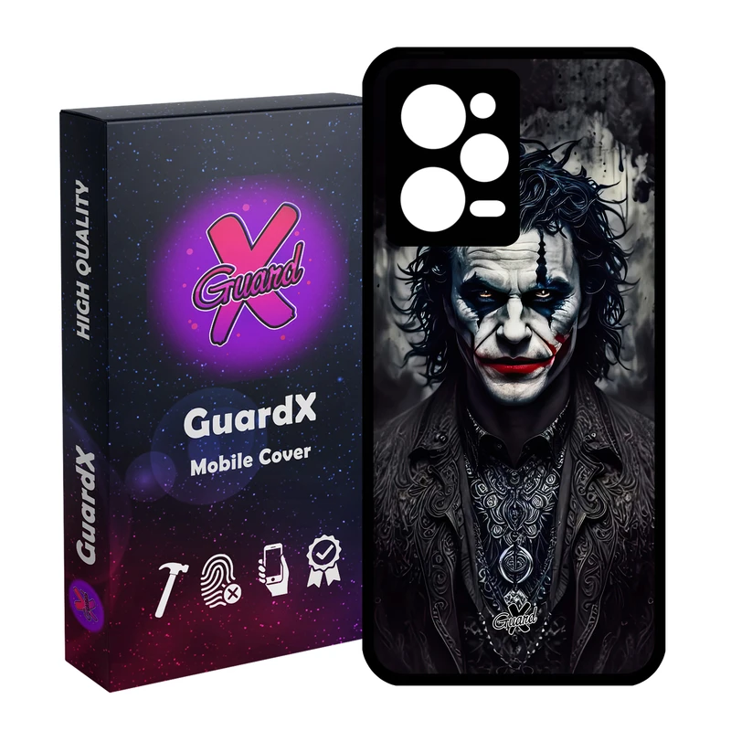کاور گارد ایکس طرح جوکر مدل Glass10600 مناسب برای گوشی موبایل شیائومی Redmi Note 12 Pro 5G/Poco X5 Pro 5G/Note 12 Pro Pro speed