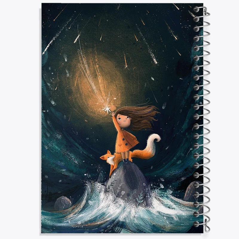 دفتر لیست خرید 50 برگ خندالو طرح دخترانه کد F8220