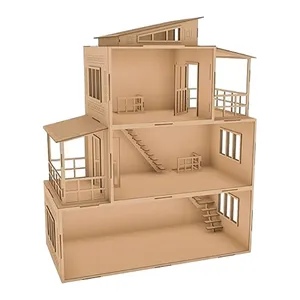 ساختنی 70 تکه مدل ماکت چوبی خانه کد M230