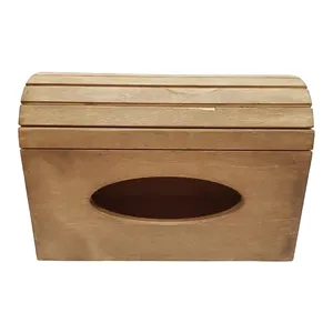 جای دستمال کاغذی مدل چوبی کد DH7