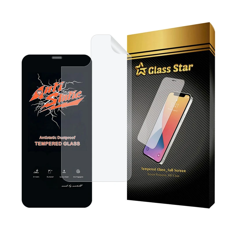 محافظ صفحه نمایش گلس استار مدل ANTNABKGS مناسب برای گوشی موبایل اپل iPhone 11 Pro Max به همراه محافظ پشت گوشی