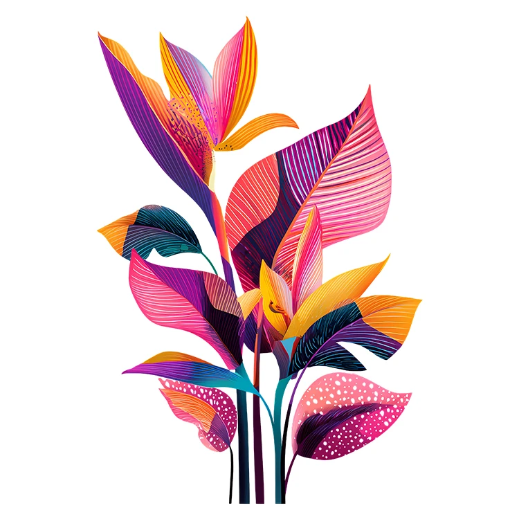 استیکر پارچه و لباس پاد آفرین مدل گل کد S6010