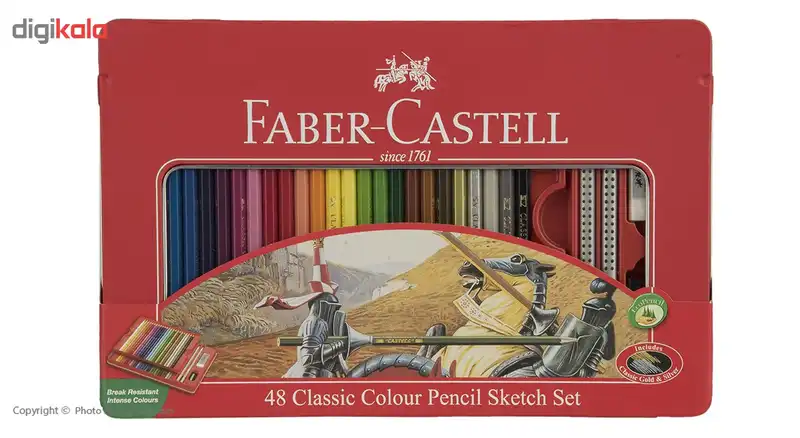 مداد رنگی 48 رنگ فابر-کاستل مدل Sketch