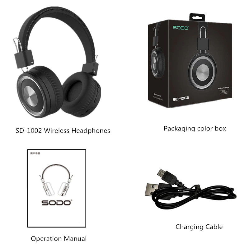هدفون بی سیم سودو مدل SD-1002