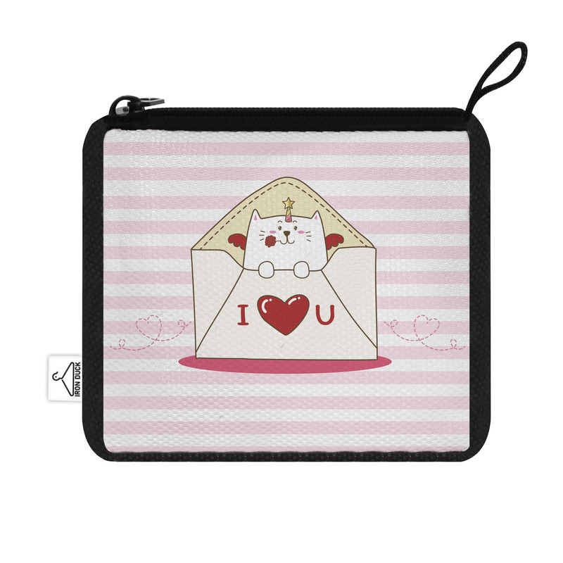 کیف نوار بهداشتی آیرون داک طرح Pocket Cat مدل PB09