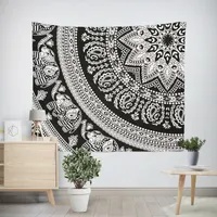 پوستر پارچه ای طرح تپستری هندی کد A25