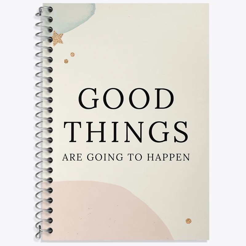 دفتر نت موسیقی 50 برگ خندالو طرح Good Things Are Going To Happen کد N2302