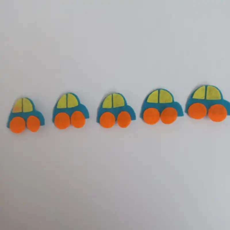 سرمدادی مدل حروف الفبا طرح ماشین بسته 5 عددی