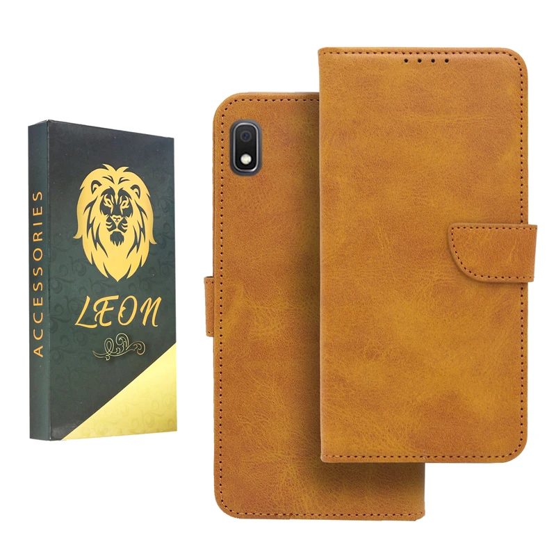 کیف کلاسوری لئون مدل Khoshi مناسب برای گوشی موبایل سامسونگ Galaxy A01