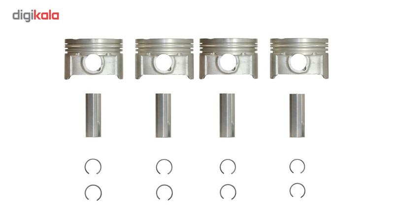 مجموعه 4 عددی پیستون و گژنپین و خار کارتک مدل CTEF7006 استاندارد مناسب برای سمند