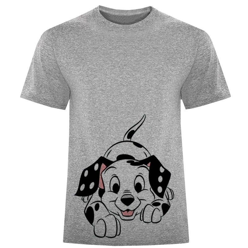 تی شرت آستین کوتاه مردانه مدل سگ D170