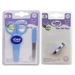ناخن گیر وی کر مدل 555 به همراه قیچی و  سوهان کودک وی کر کد A807