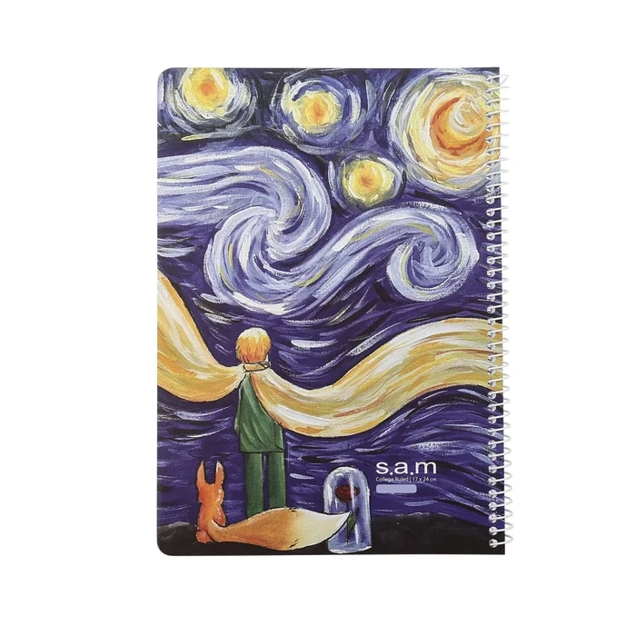 دفتر مشق 40 برگ سم طرح شازده کوچولو کد 89