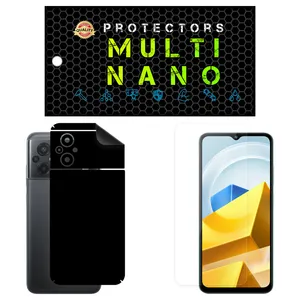 Multi Nano X-SFM Screen Protector For Xiaomi Poco M5 with back skin