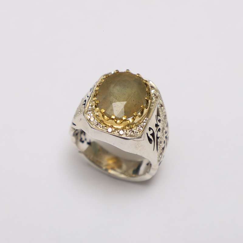 انگشتر نقره مردانه مدل 01