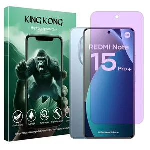 King Kong Hydrogel model anti purple screen protector suitable for Xiaomi Redmi Note 15 Pro Plus mobile phone