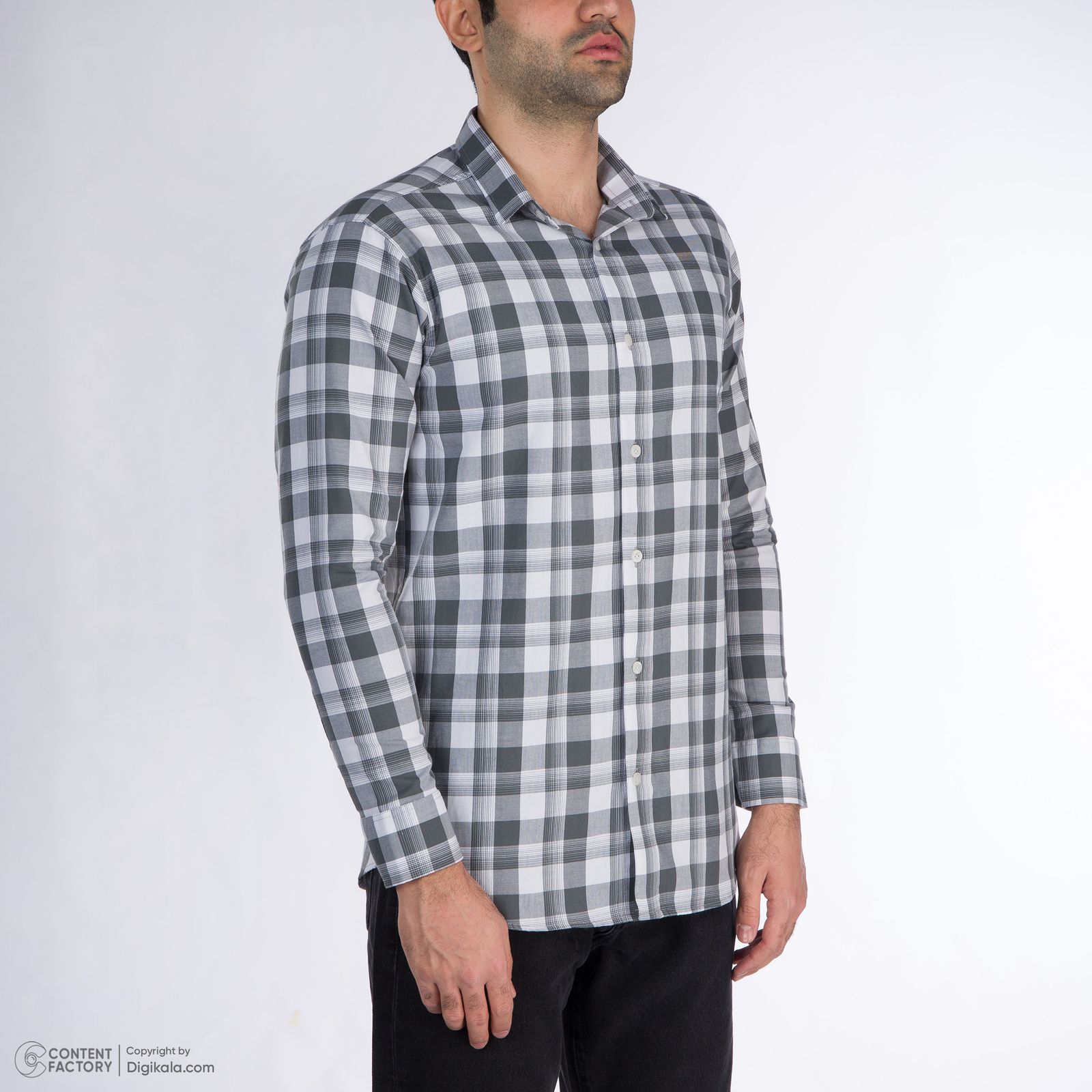 پیراهن آستین بلند مردانه باینت مدل 2261701-90 -  - 8
