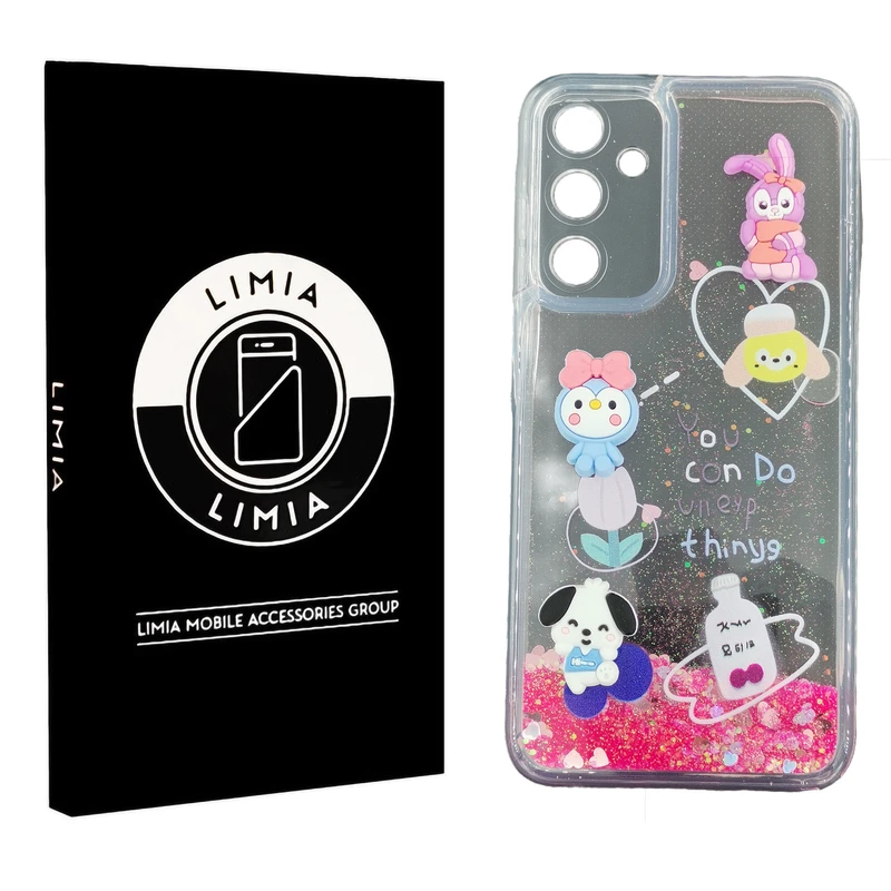 کاور لیمیا مدل آکواریومی لنزدار طرح عروسکی برجسته مناسب برای گوشی موبایل سامسونگ Galaxy A55
