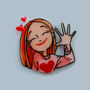 مگنت تزئینی مدل Girl کد 058
