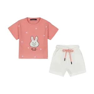 ست تی شرت و شلوارک دخترانه تودوک مدل 2151509-22