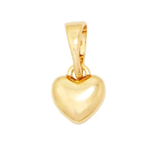 آویز گردنبند زنانه ژوپینگ مدل قلب طلایی کد XP172