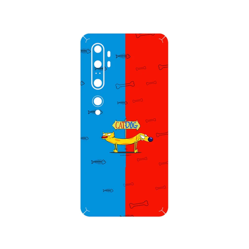 برچسب پوششی ماهوت مدل CatDog مناسب برای گوشی موبایل شیائومی Mi Note 10 Pro