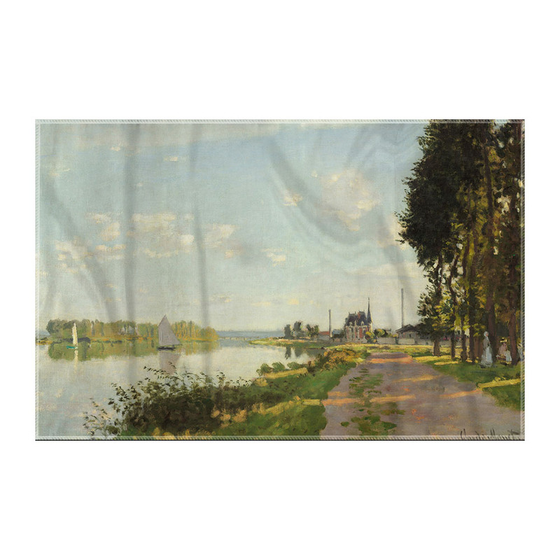 کاغذ کادو ترمه طراحان ایده مدل آرژانتوی از مونه کد art0245 سایز 57x37 سانتی متر