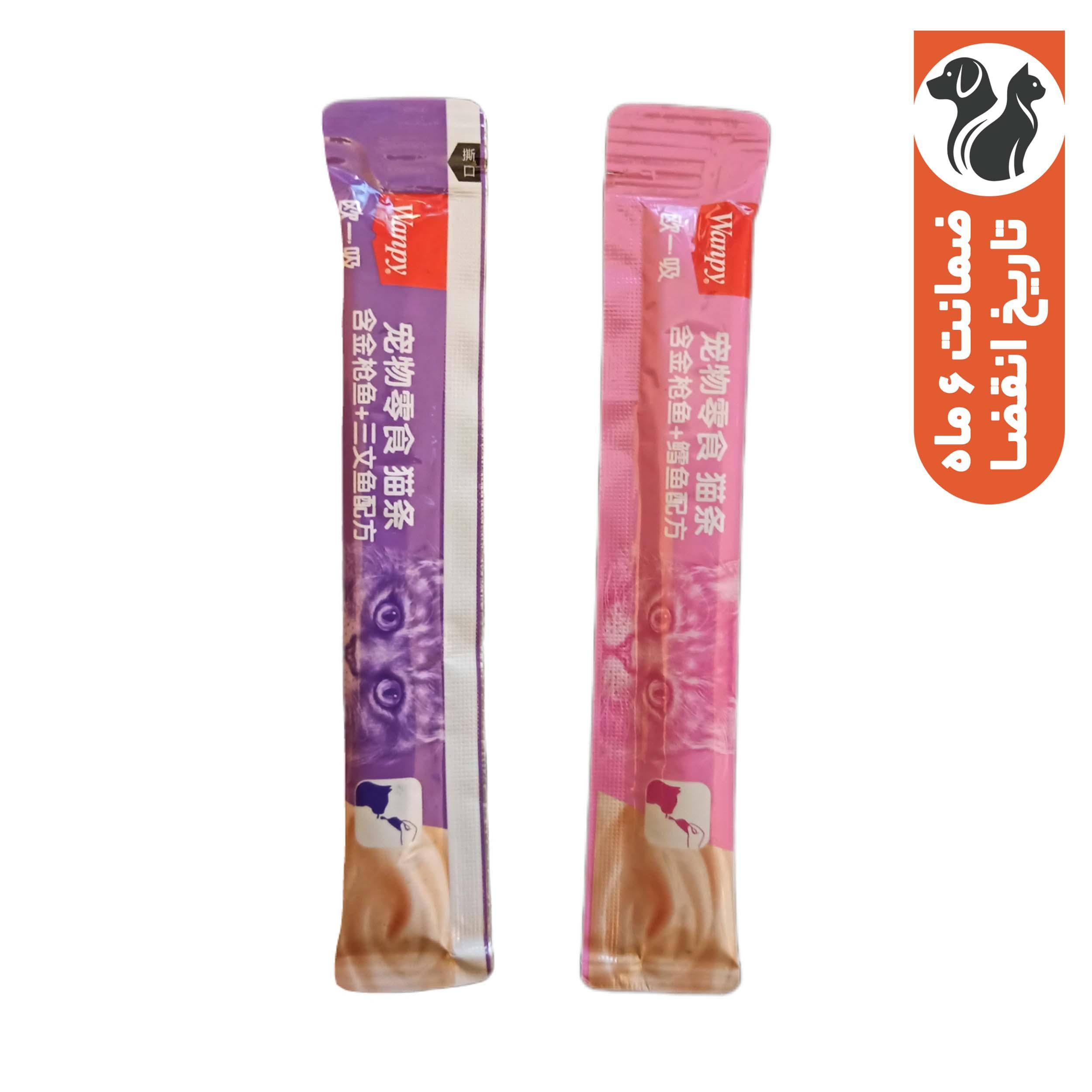 تشویقی بستنی گربه ونپی مدل Vio_Pin بسته 2 عددی