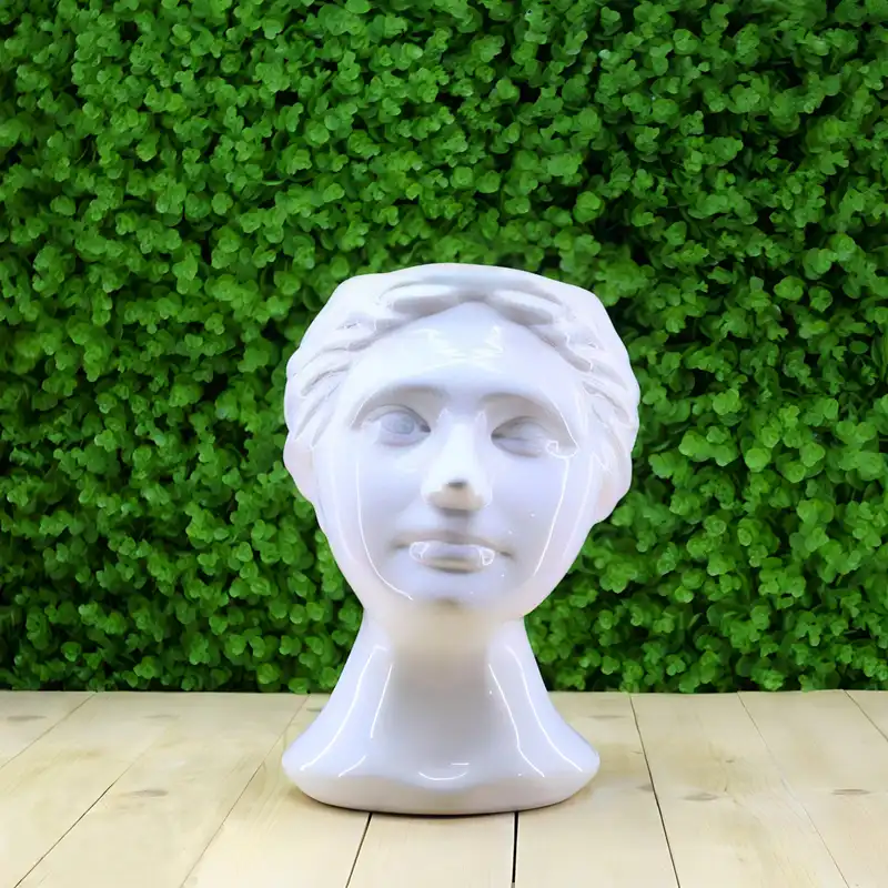 گلدان سرامیکی مدل چهره کد 102