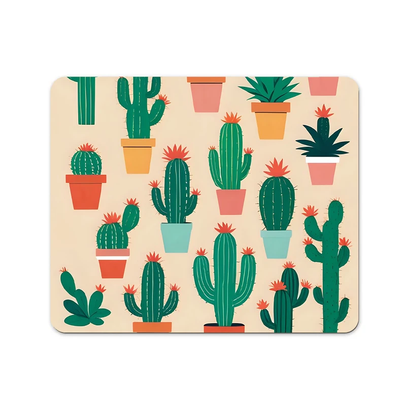 ماوس پد پاد آفرین طرح کاکتوس کد 565 سایز 19*24 سانتی متر