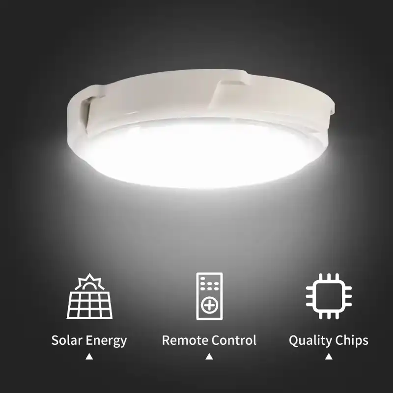 چراغ خورشیدی سقفی مدل CIR-HY013 ظرفیت 200 وات