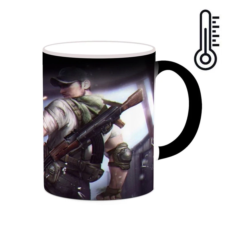 ماگ حرارتی کاکتی مدل بازی Garena Free Fire کد mgh28608