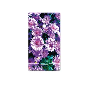 MAHOOT Purple-Flower Cover Sticker for Nokia XL