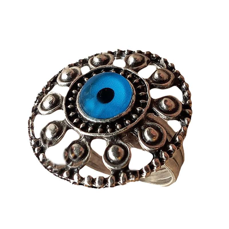 انگشتر زنانه مدل چشم و نظر عثمانی کد ANC-E2 انگشتر زنانه مدل چشم و نظر عثمانی کد ANC-E2