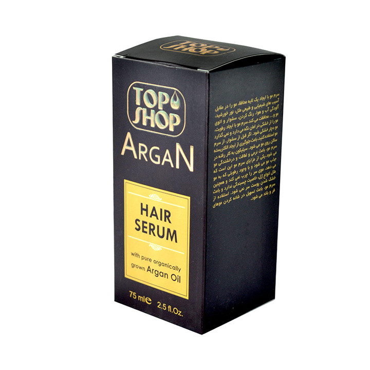 سرم مو تاپ شاپ مدل روغن آرگان حجم 75 میلی لیتر سرم مو تاپ شاپ مدل روغن آرگان حجم 75 میلی لیتر
